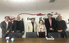 北欧客户与北京龙惠科技友好洽谈